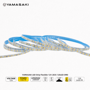 YAMASAKI LED Strip Flexible 12V 2835 120LED SMD