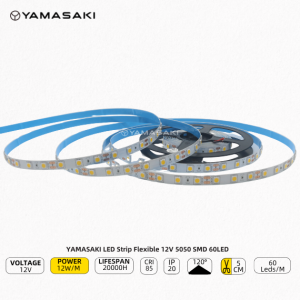 YAMASAKI LED Strip Light 12V 60LED SMD 5050