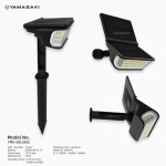 YAMASAKI Lampu Taman Solar – Papan Double, Cahaya Terang Outdoor Premium Quality