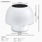 YAMASAKI Mushroom Lamp – Lampu Tidur/Lampu Kafe Estetik Premium Quality