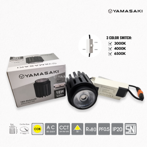 YAMASAKI Modular Lamp 18W 3CCT Bohlam LED Housing MR16 Premium Quality