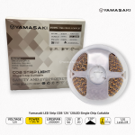 Yamasaki LED Strip COB 12V 120LED Single Chip Cuttable