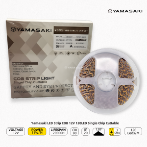 Yamasaki LED Strip COB 12V 120LED Single Chip Cuttable