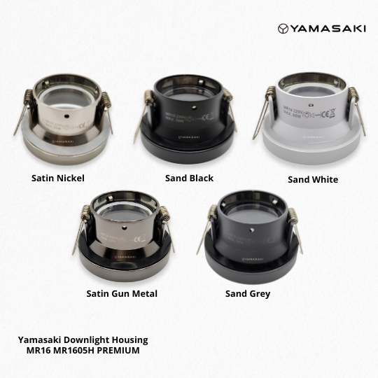 Yamasaki Downlight Housing MR16 MR1605H PREMIUM - Image 2