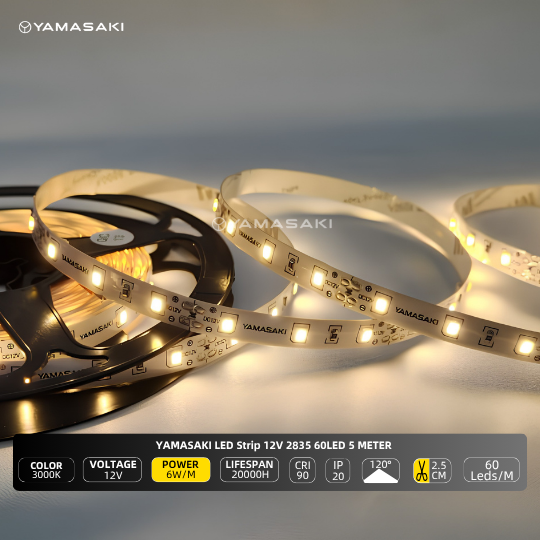 Yamasaki LED Strip 12V 2835 60LED - Image 8