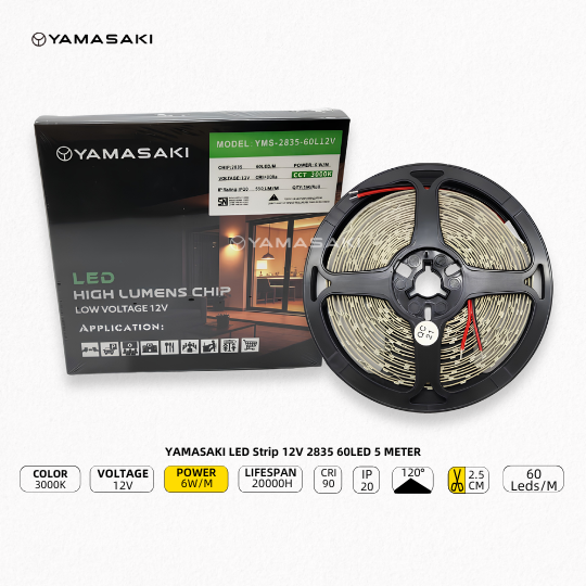 Yamasaki LED Strip 12V 2835 60LED - Image 7
