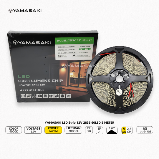 Yamasaki LED Strip 12V 2835 60LED - Image 9